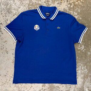 Lacoste Ryder Cup Polo Shirt Mens 3XL Blue